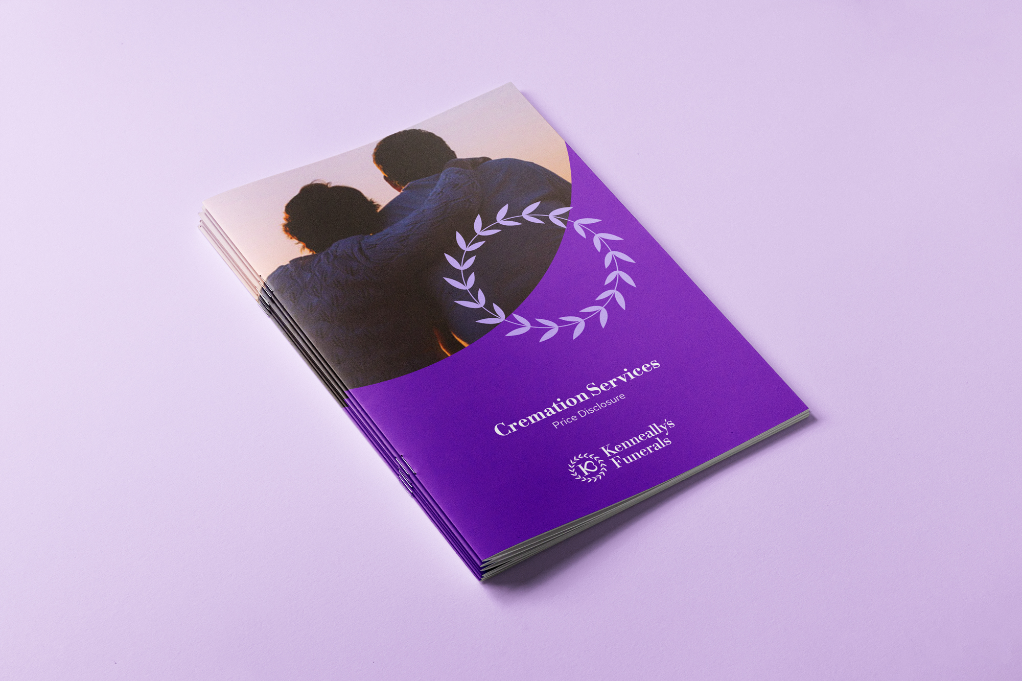 Kenneally's Funerals A4 brochure cover